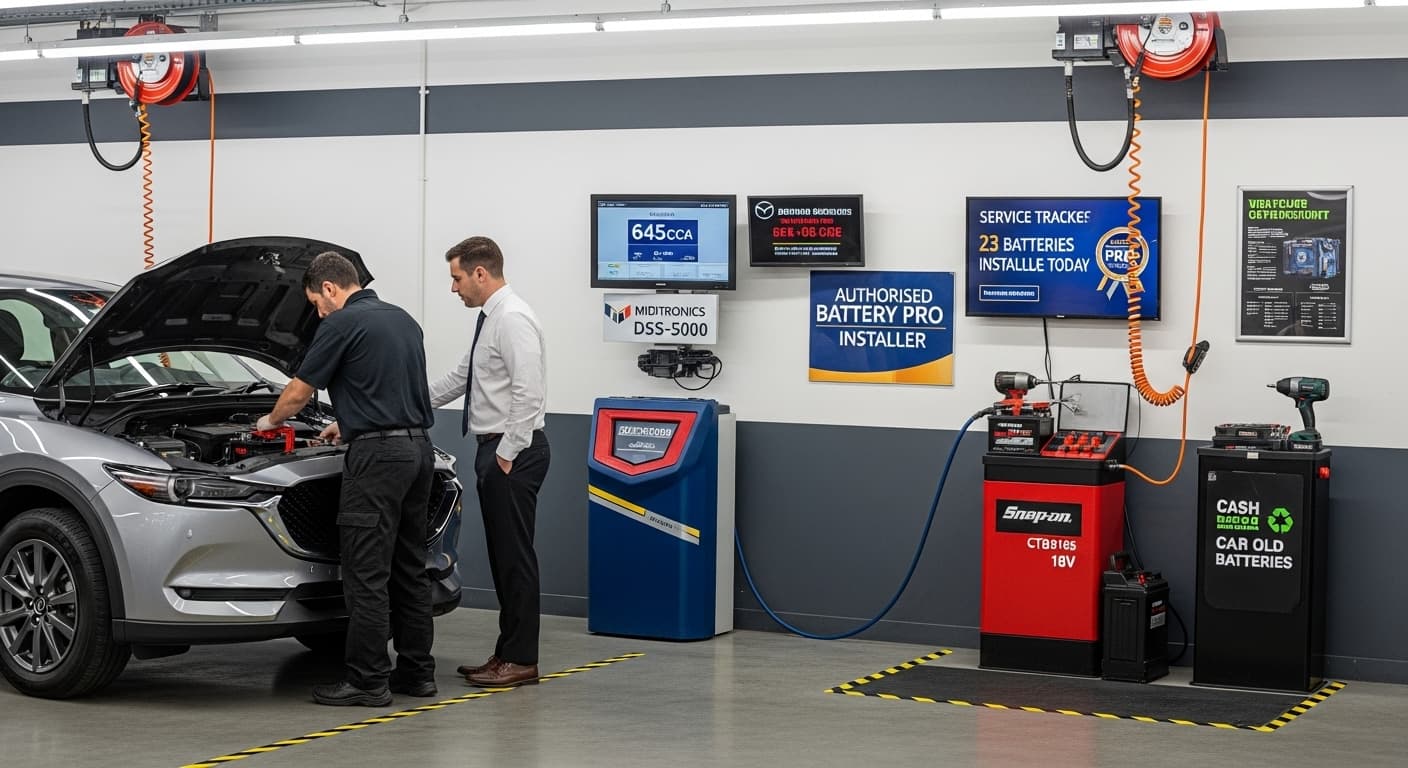 In-Store Battery Installation